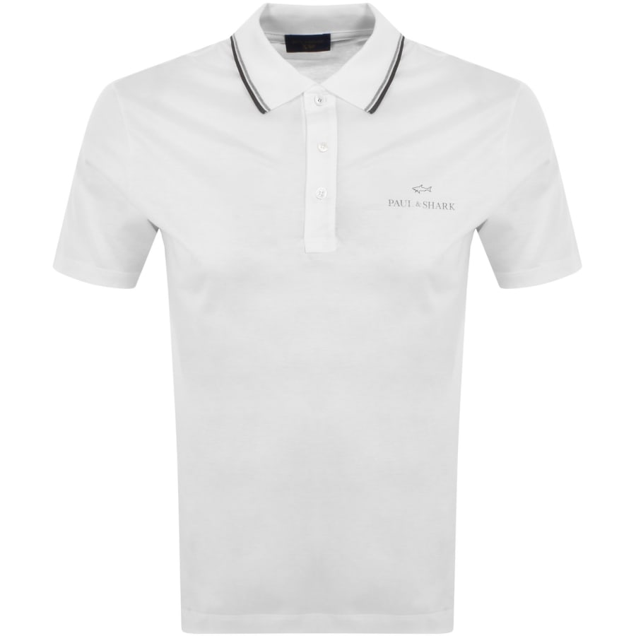 Paul Shark Paul and Shark Polo Shirt White Size Size L